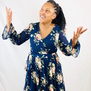 Maxi Royal Blue Dress